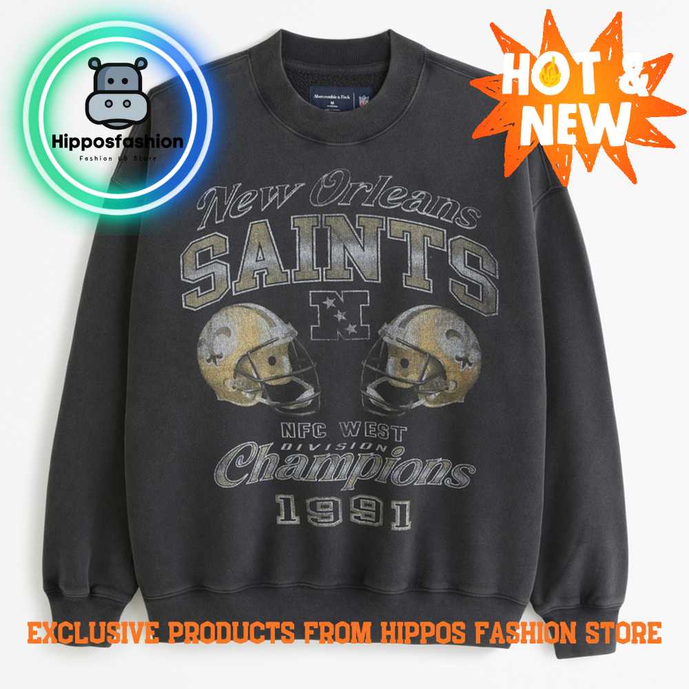 New Orleans Saints Graphic Crew Sweatshirt