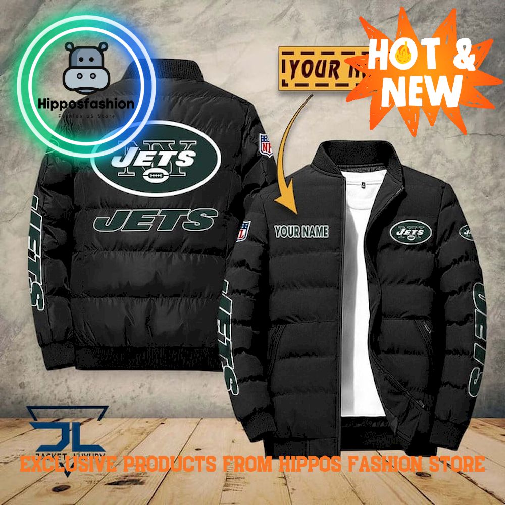 New York Jets NFL Personalized Puffer Jacket