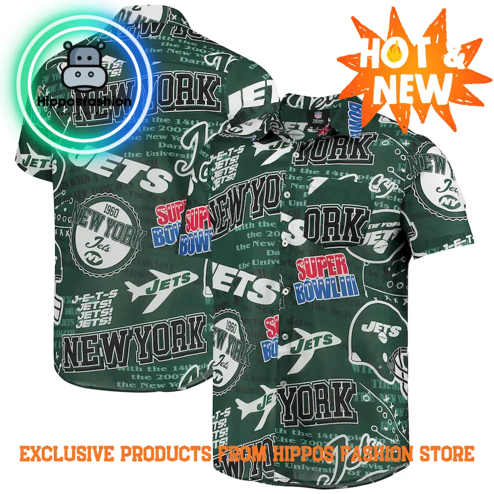 New York Jets NFL Super BowlII Hawaiian Shirt