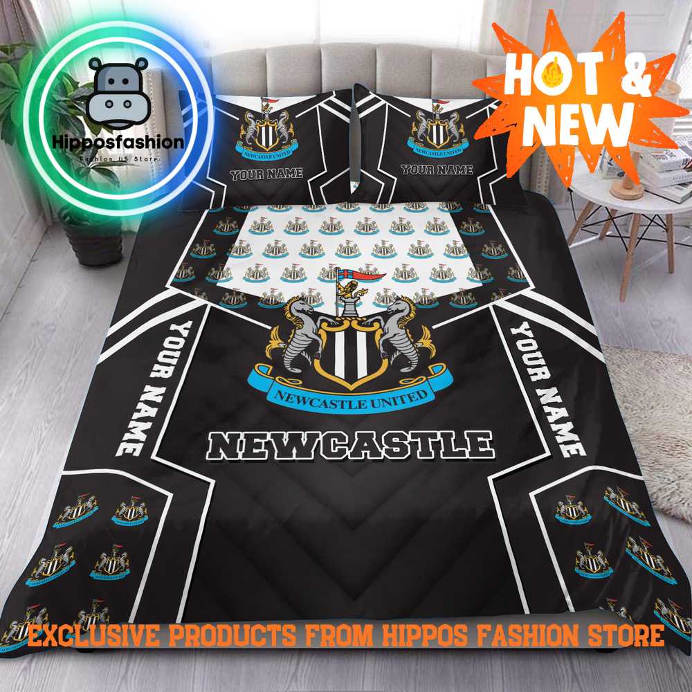 Newcastle United EPL Personalized Christmas Bedding Set