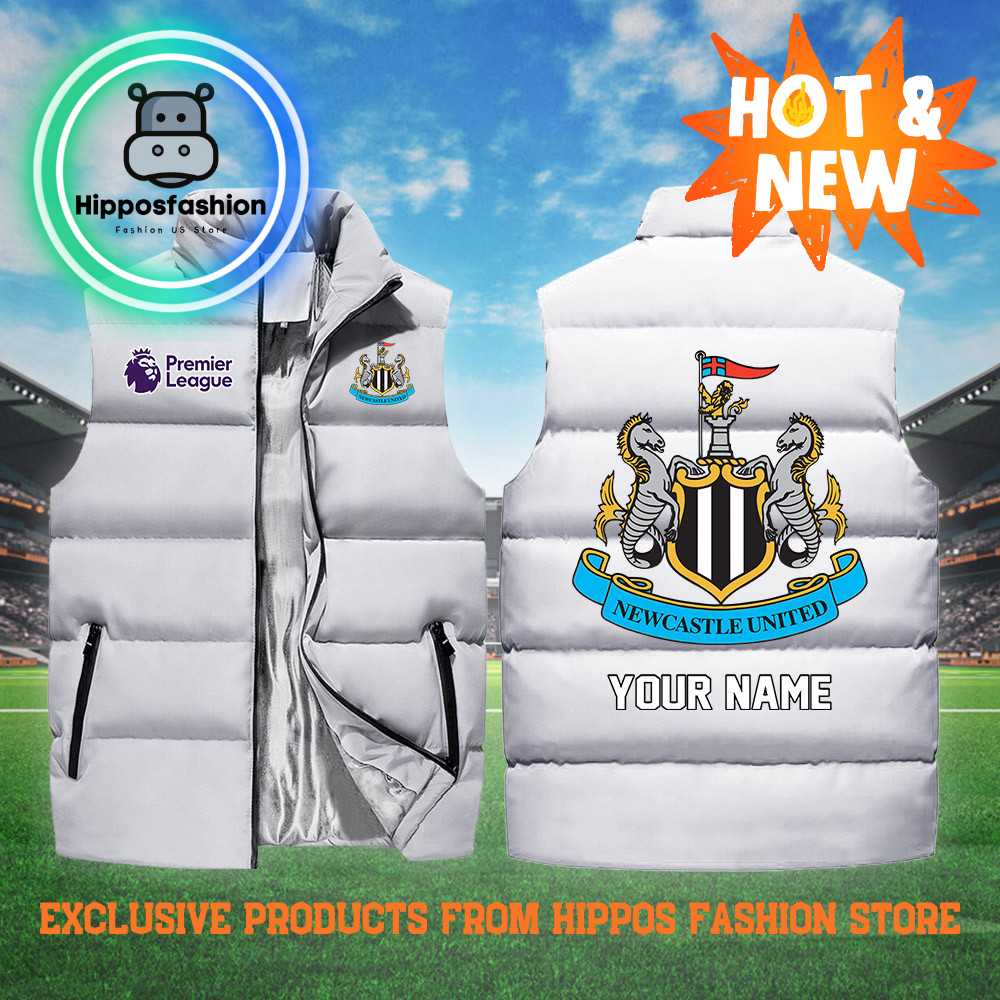 Newcastle United EPL Personalized White Cotton Vest