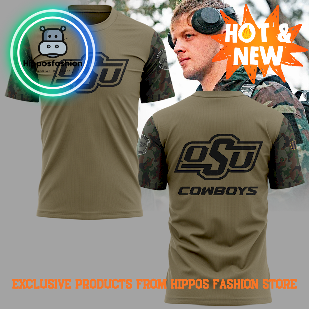 Oklahoma State Cowboy Football Salute Nike T-Shirt