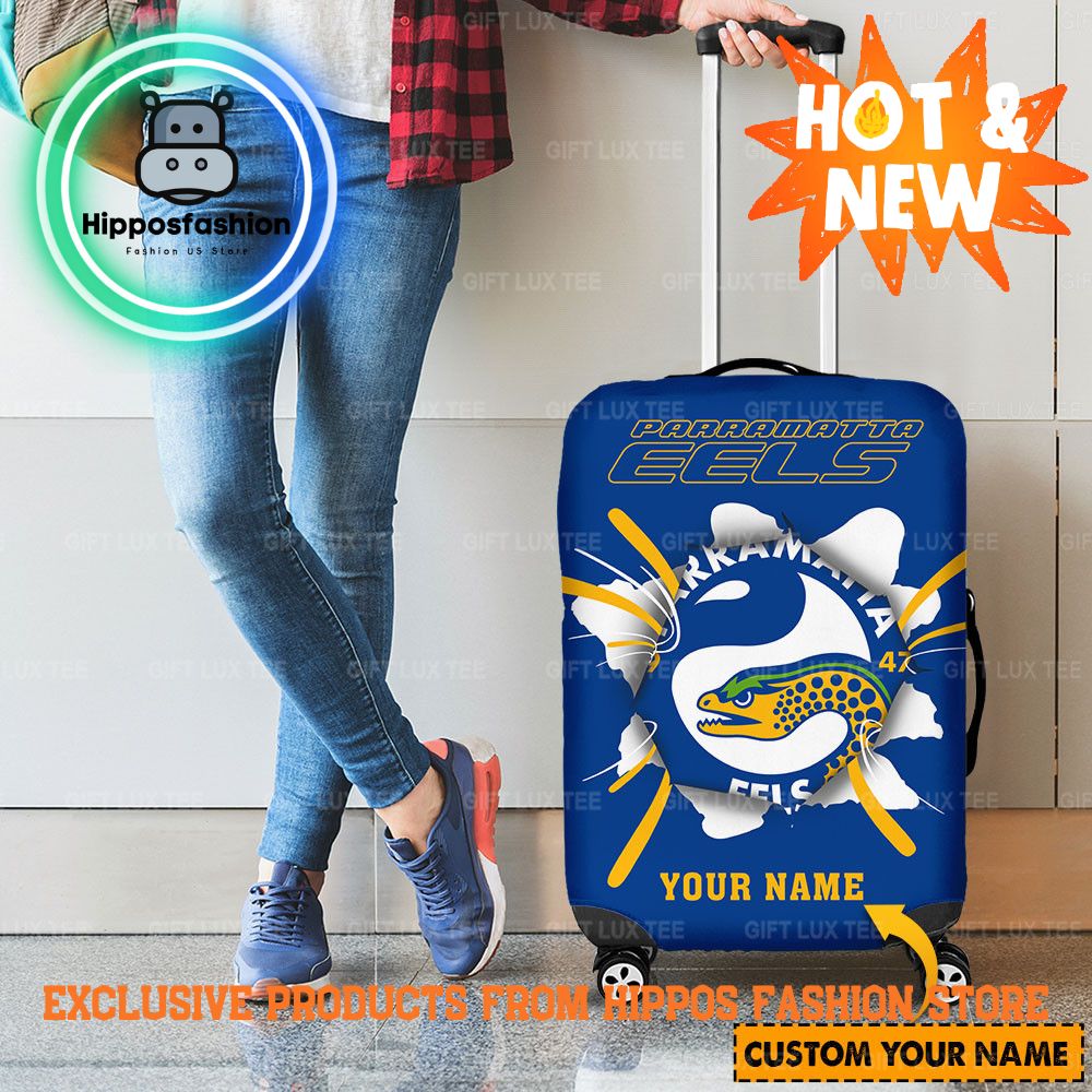 Parramatta Eels NRL Personalized Luggage Cover tidN.jpg