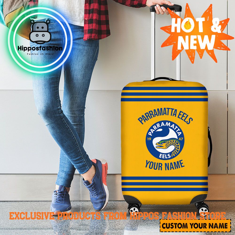 Parramatta Eels Personalized Luggage Cover M.jpg