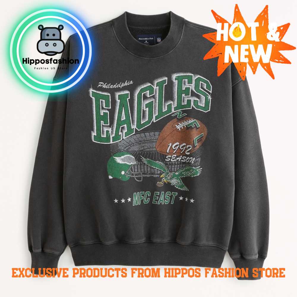 Philadelphia Eagles Graphic Crew Sweatshirt