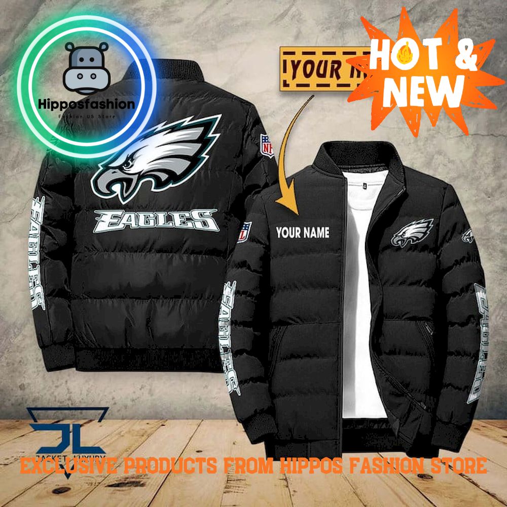 Philadelphia Eagles NFL Personalized Puffer Jacket