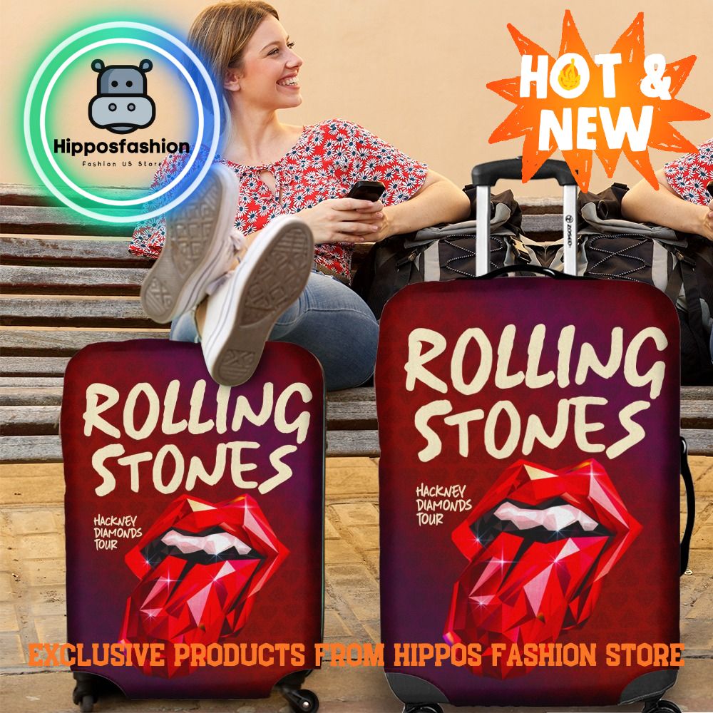 Rolling Stones Hackney Diamonds Tour Luggage Cover