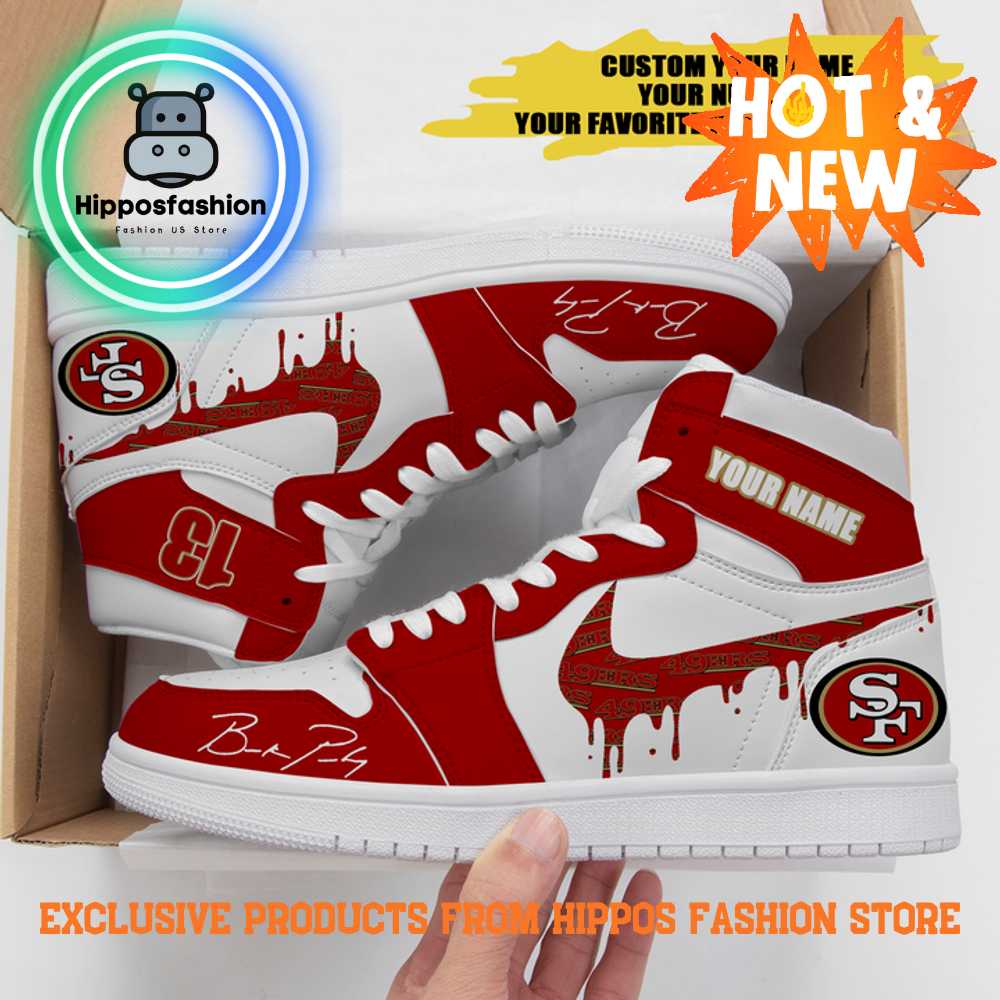 San Francisco 49Ers FC Premium Personalized Air Jordan 1 Sneakers