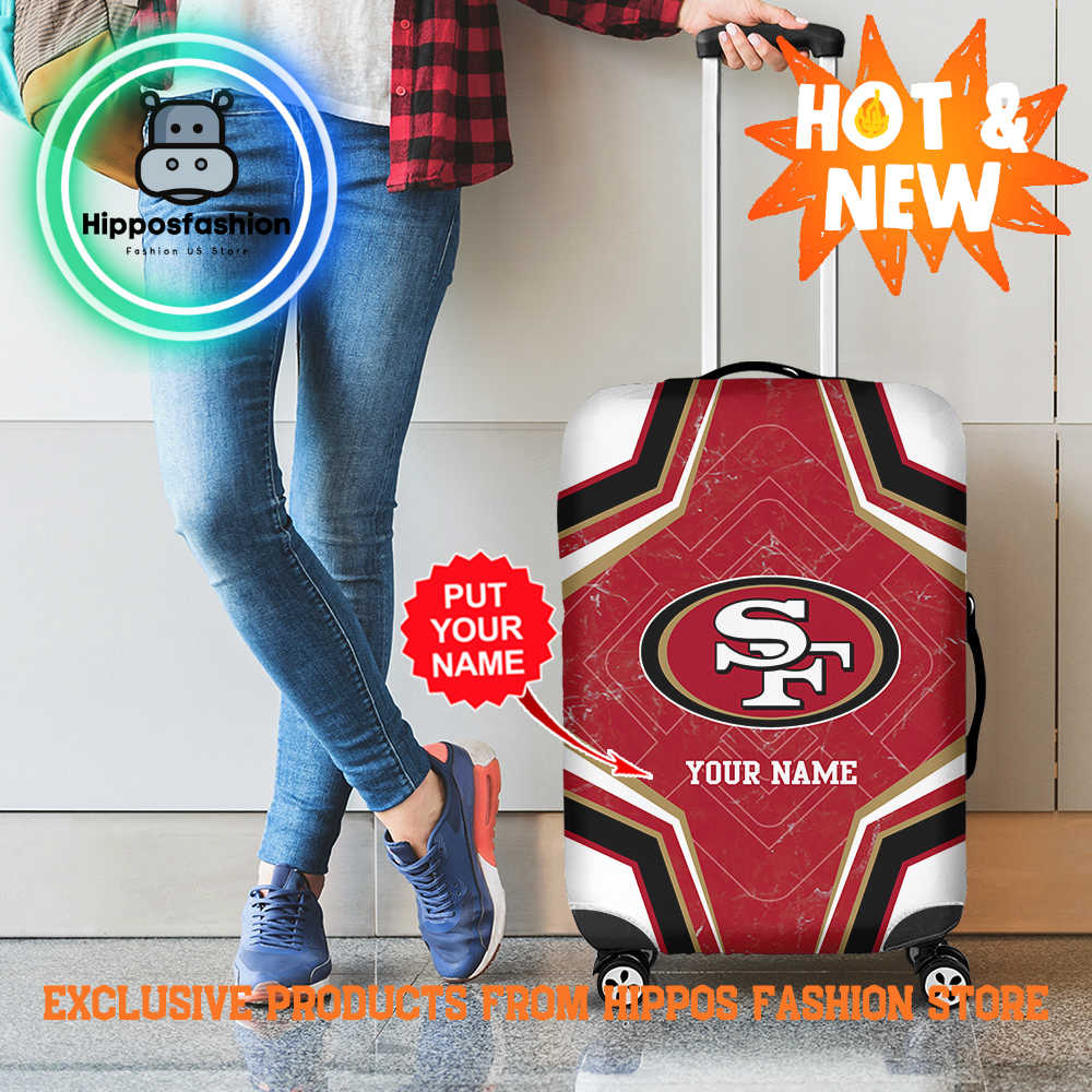 San Francisco 49Ers Personalized Luggage Cover