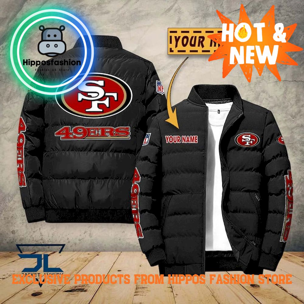 San Francisco 49ers NFL Personalized Puffer Jacket