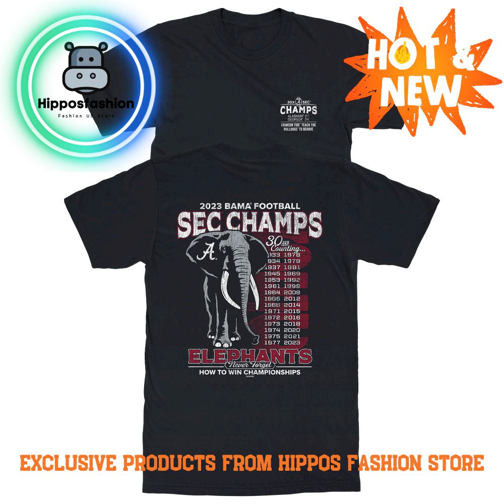 Sec Champs Elephant Score T Shirt
