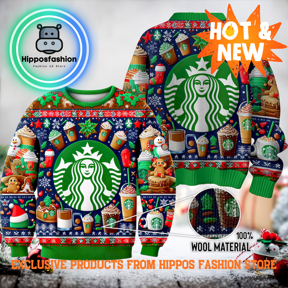 Starbucks Coffee Christmas Sweater
