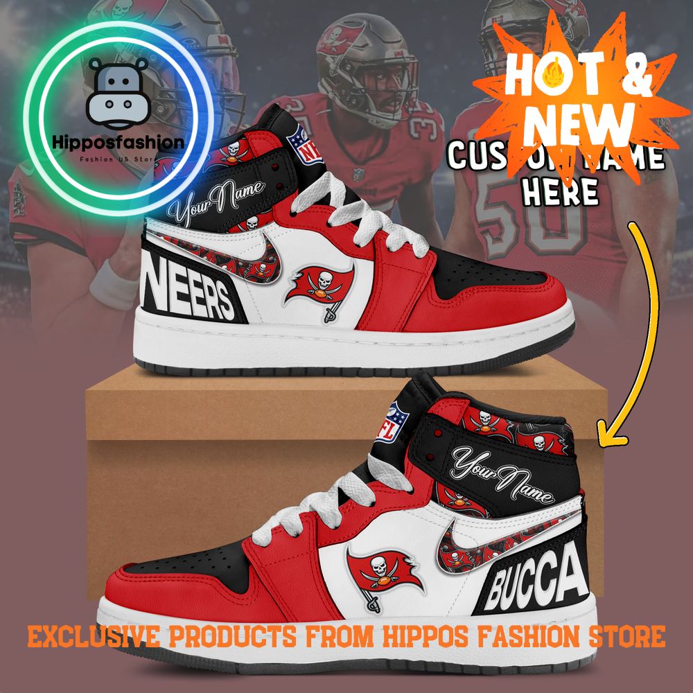 Tampa Bay Buccaneers NFL Nike Air Jordan 1 Sneakers