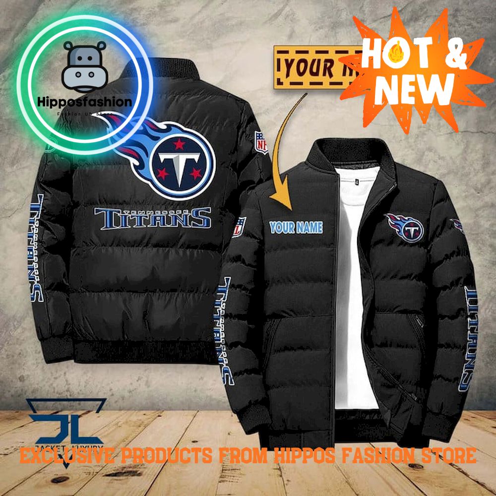 Tennessee Titans NFL Personalized Puffer Jacket