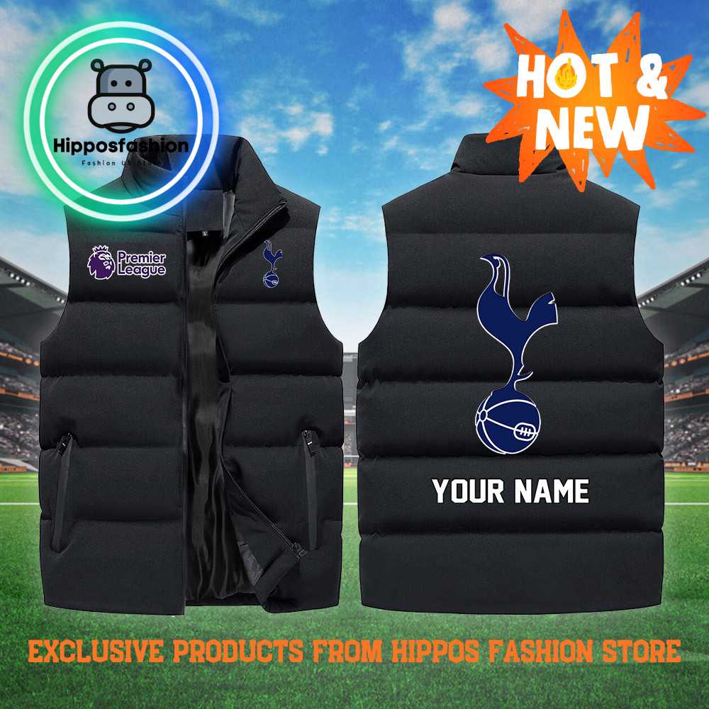 Tottenham Hotspur EPL Personalized Black Cotton Vest