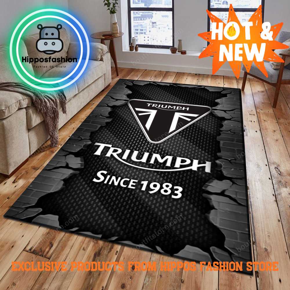 Triumph Motorcycles Rug Carpet