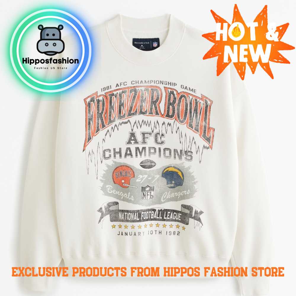 Vintage Freezer Bowl Graphic Crew Sweatshirt
