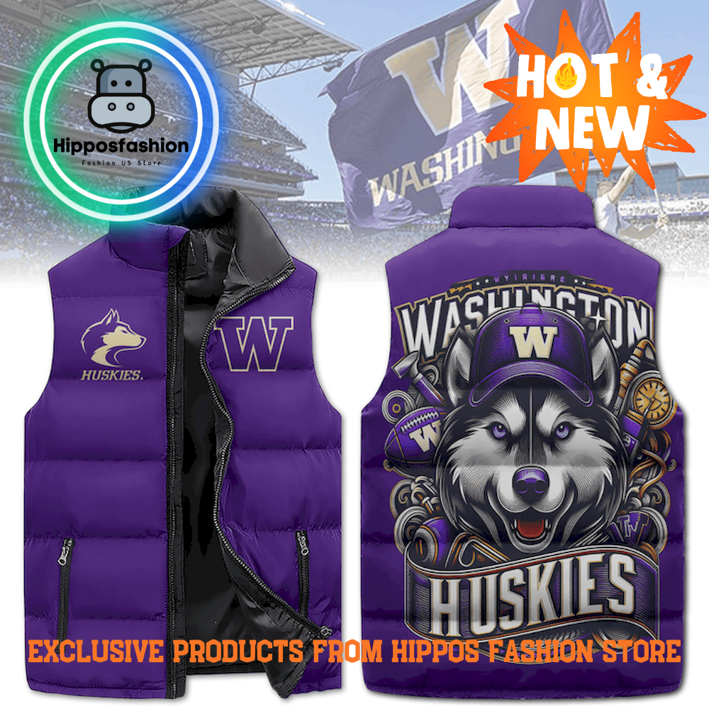 Washington Huskies NCAA Purple Cotton Vest