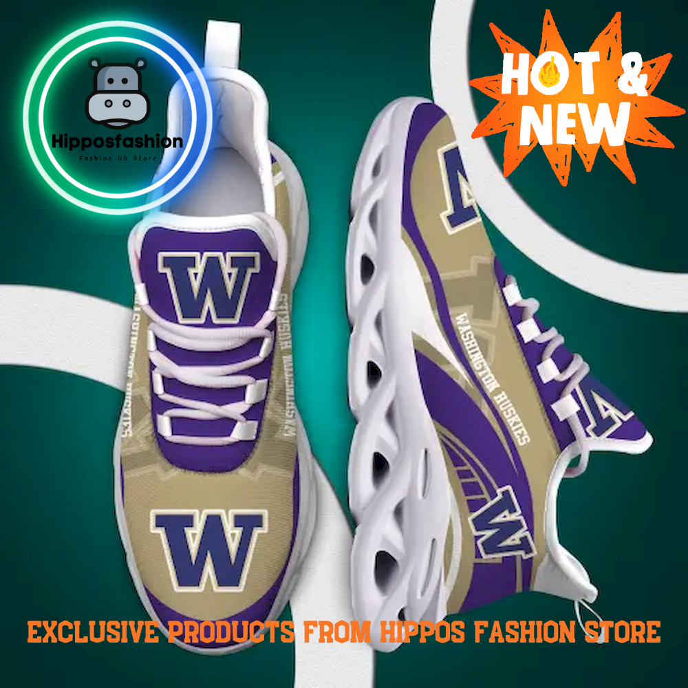 Washington Huskies NCAA Purple Max Soul Shoes
