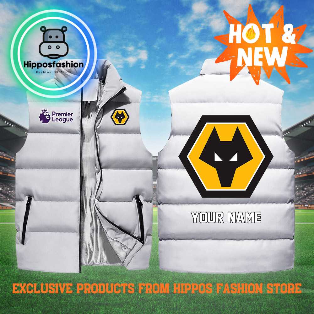 Wolverhampton EPL Personalized White Cotton Vest urZr.jpg