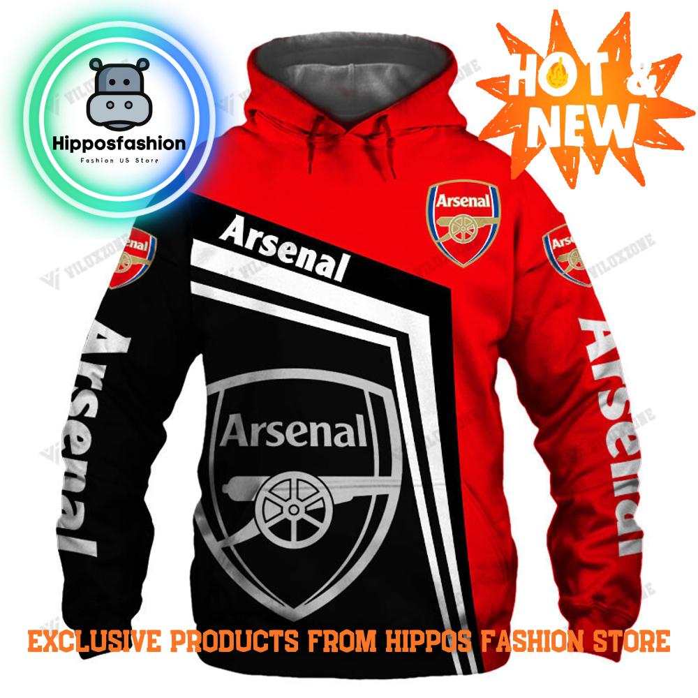 Arsenal Logo Full Printing Hoodie