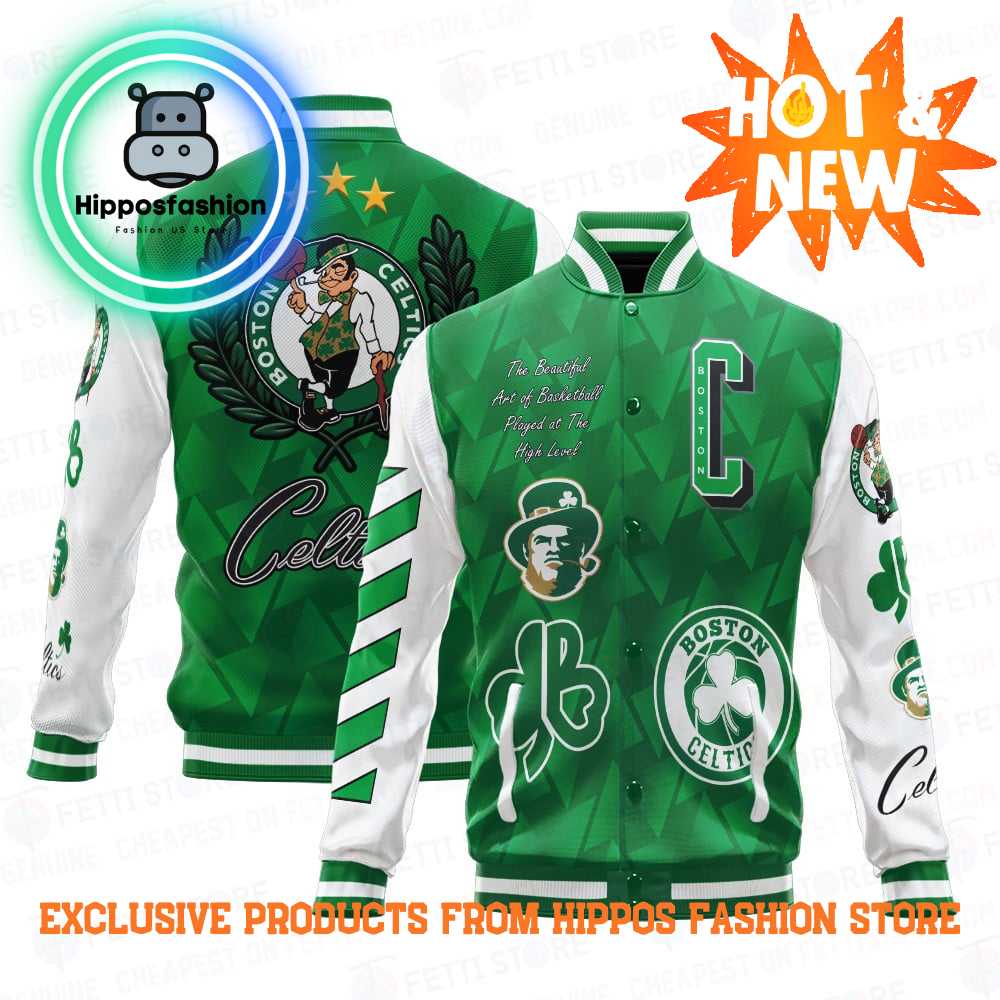 Boston Celtics National Basketball Association Baseball Jacket