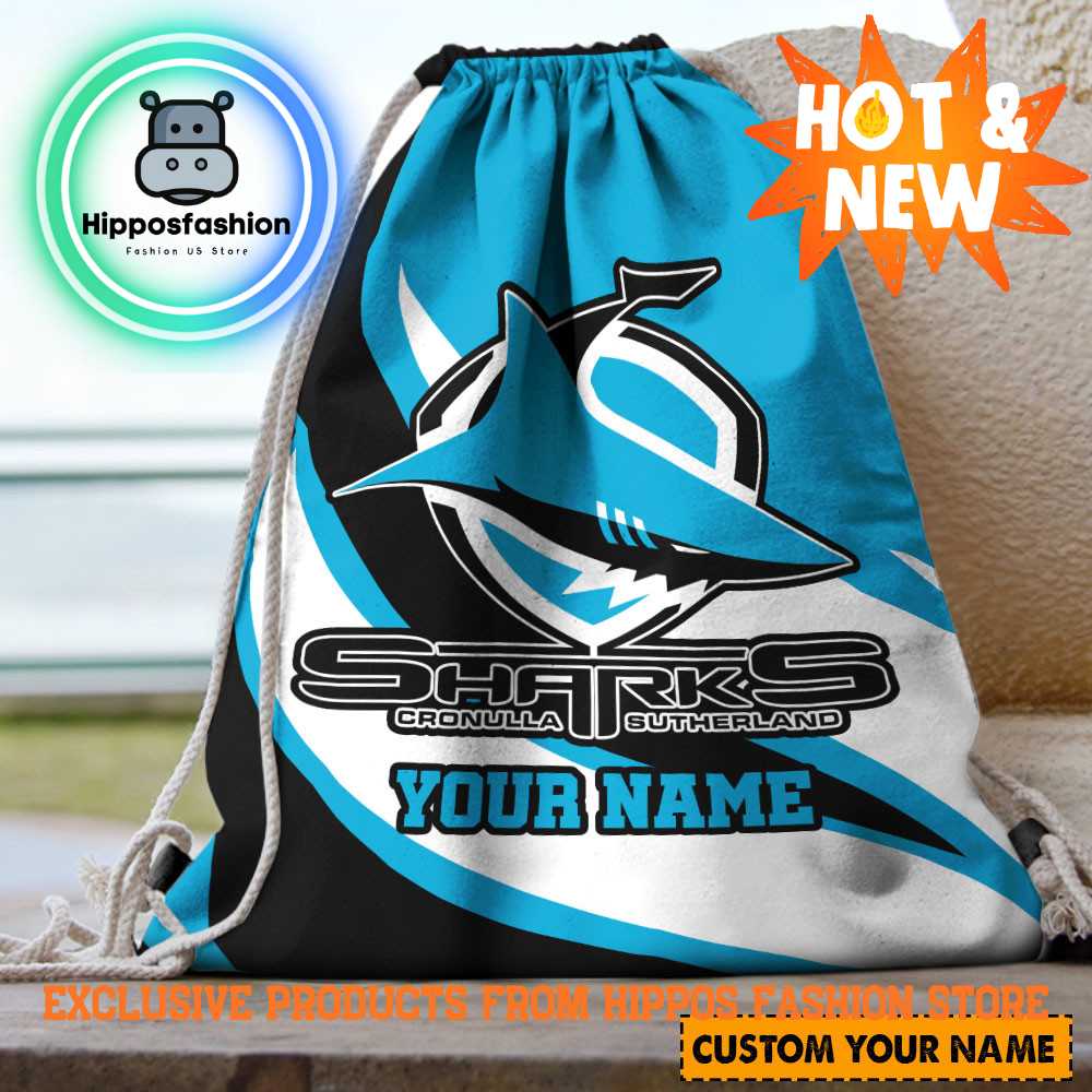 Cronulla Sutherland Sharks Personalized Backpack Bag