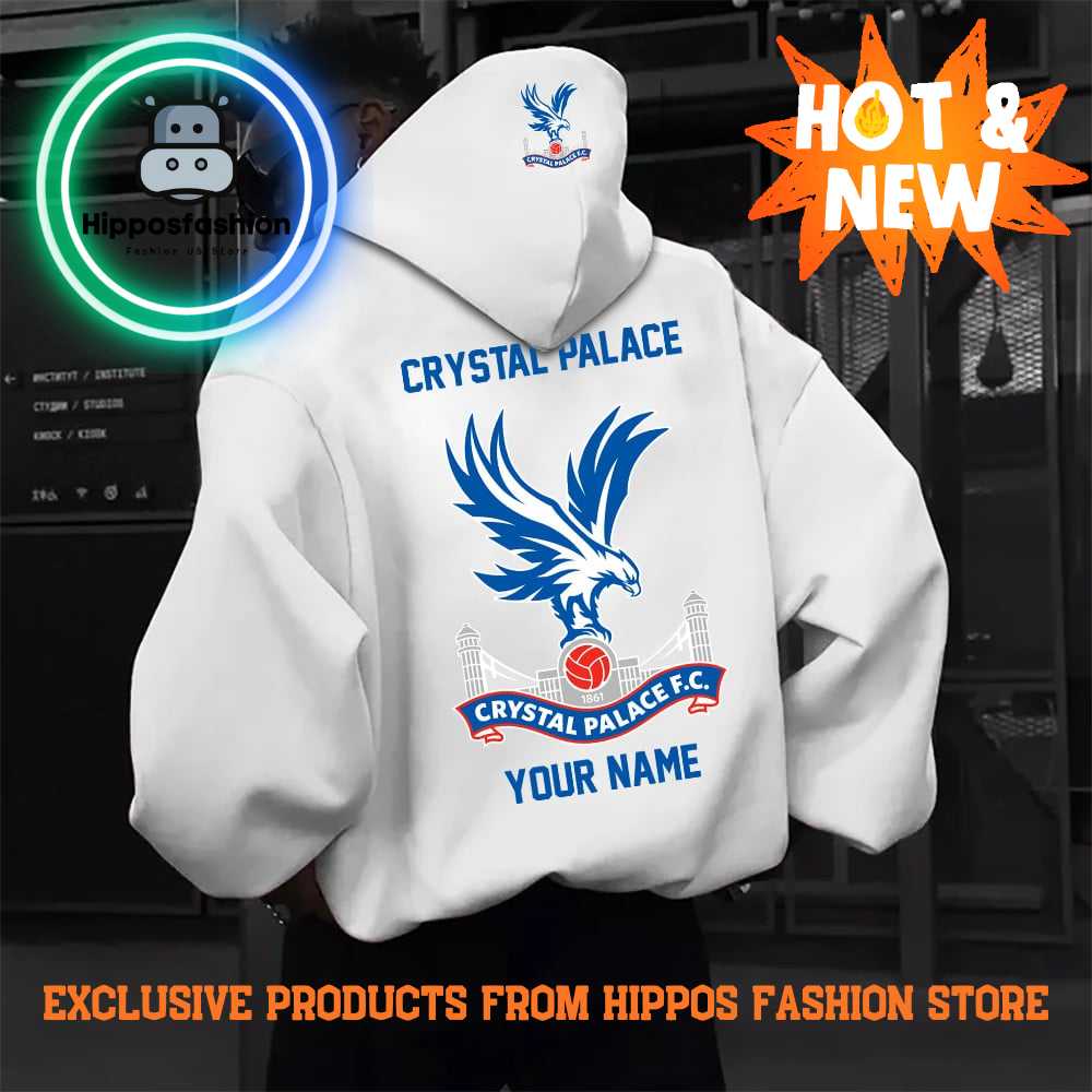 Crystal Palace EPL Special Personalized New White Hoodie