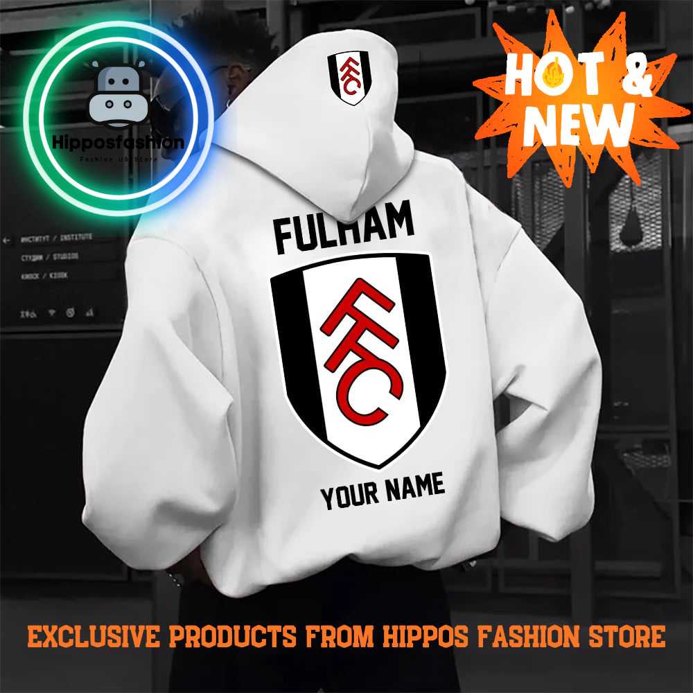 Fullham EPL Special Personalized New White Hoodie