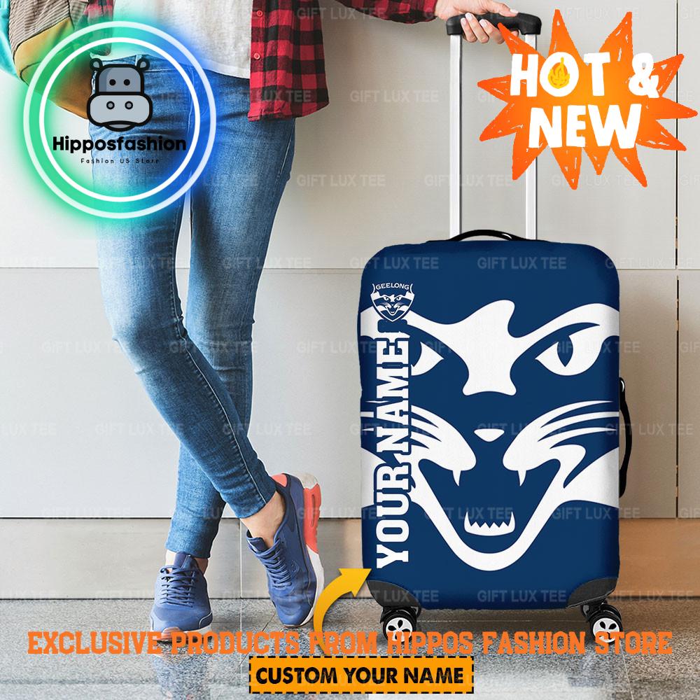Geelong Cats AFL Logo Personalized Luggage Cover