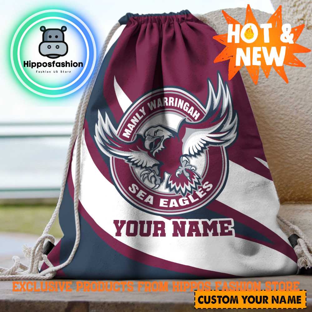 Manly Warringah Sea Eagles Personalized Backpack Bag