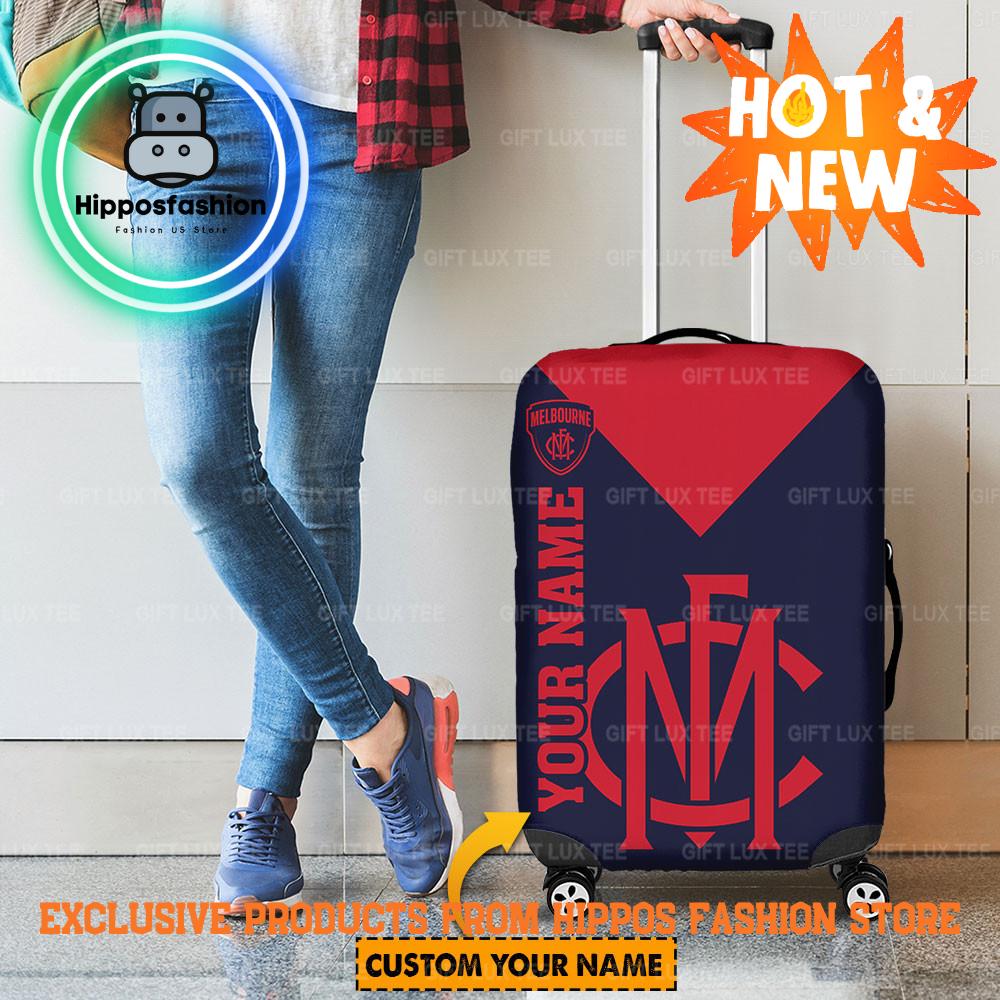Melbourne Demons AFL Logo Personalized Luggage Cover