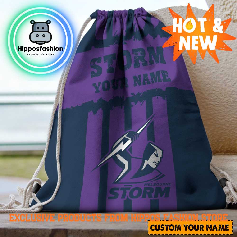 Melbourne Storm NRL Personalized Backpack Bag