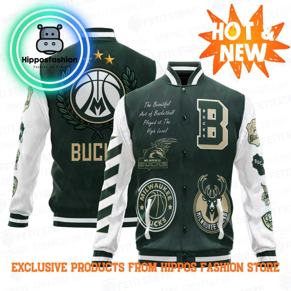 Milwaukee Bucks National Basketball Association Baseball Jacket