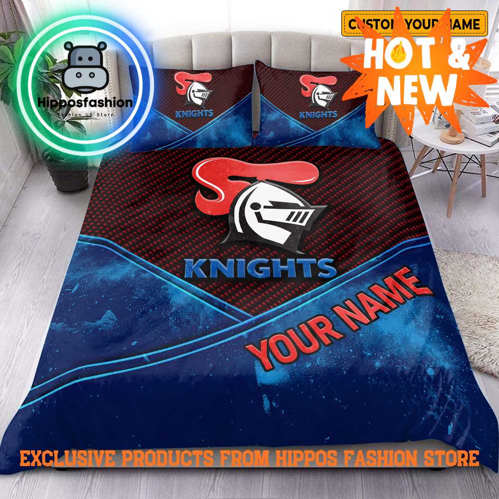 Newcastle Knights New NRL Custom Name Bedding Set