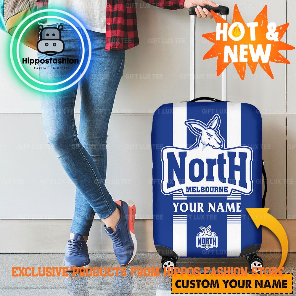 North Melbourne AFL Custom Name Luggage Cover