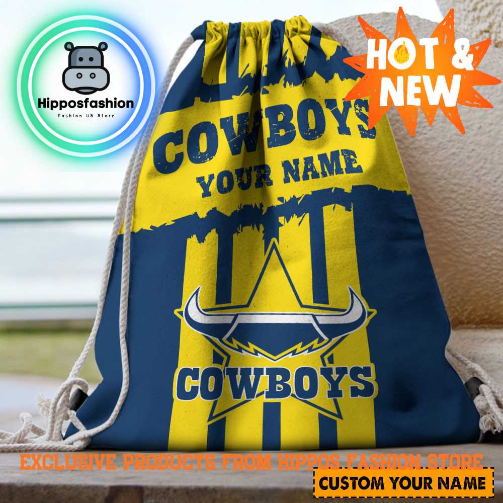 North Queensland Cowboys NRL Personalized Backpack Bag