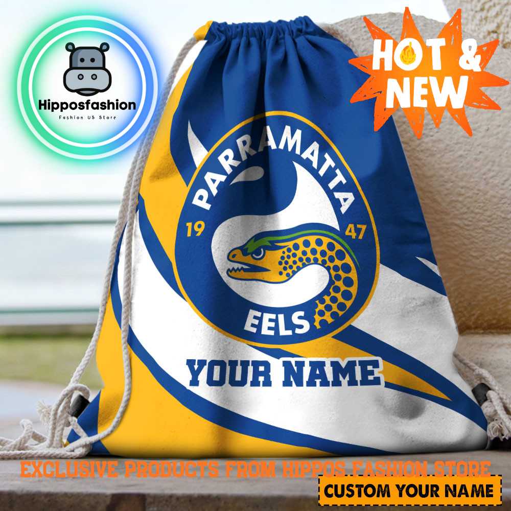 Parramatta Eels Custom Name Backpack Bag