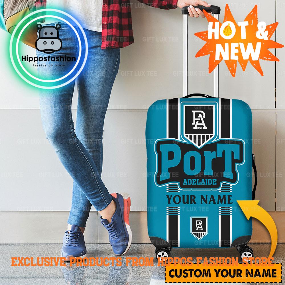 Port Adelaide Power AFL Custom Name Luggage Cover