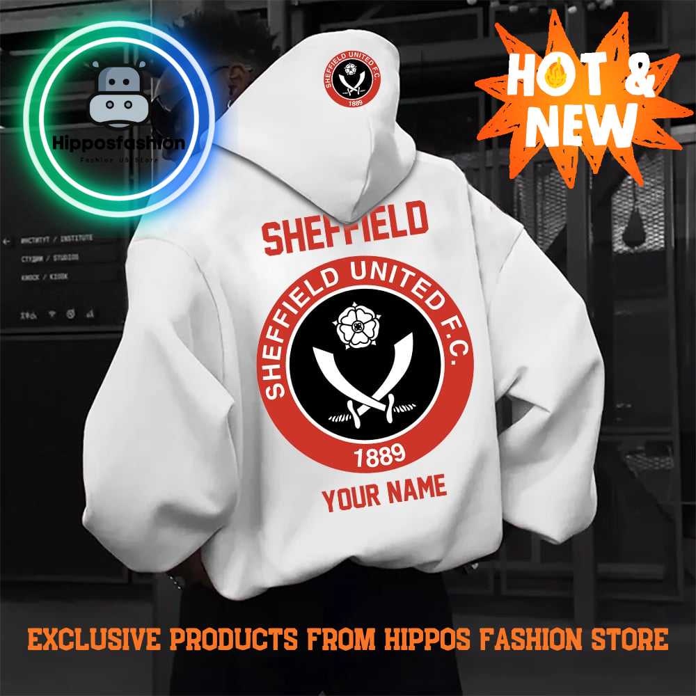 Sheffield United EPL Special Personalized New White Hoodie