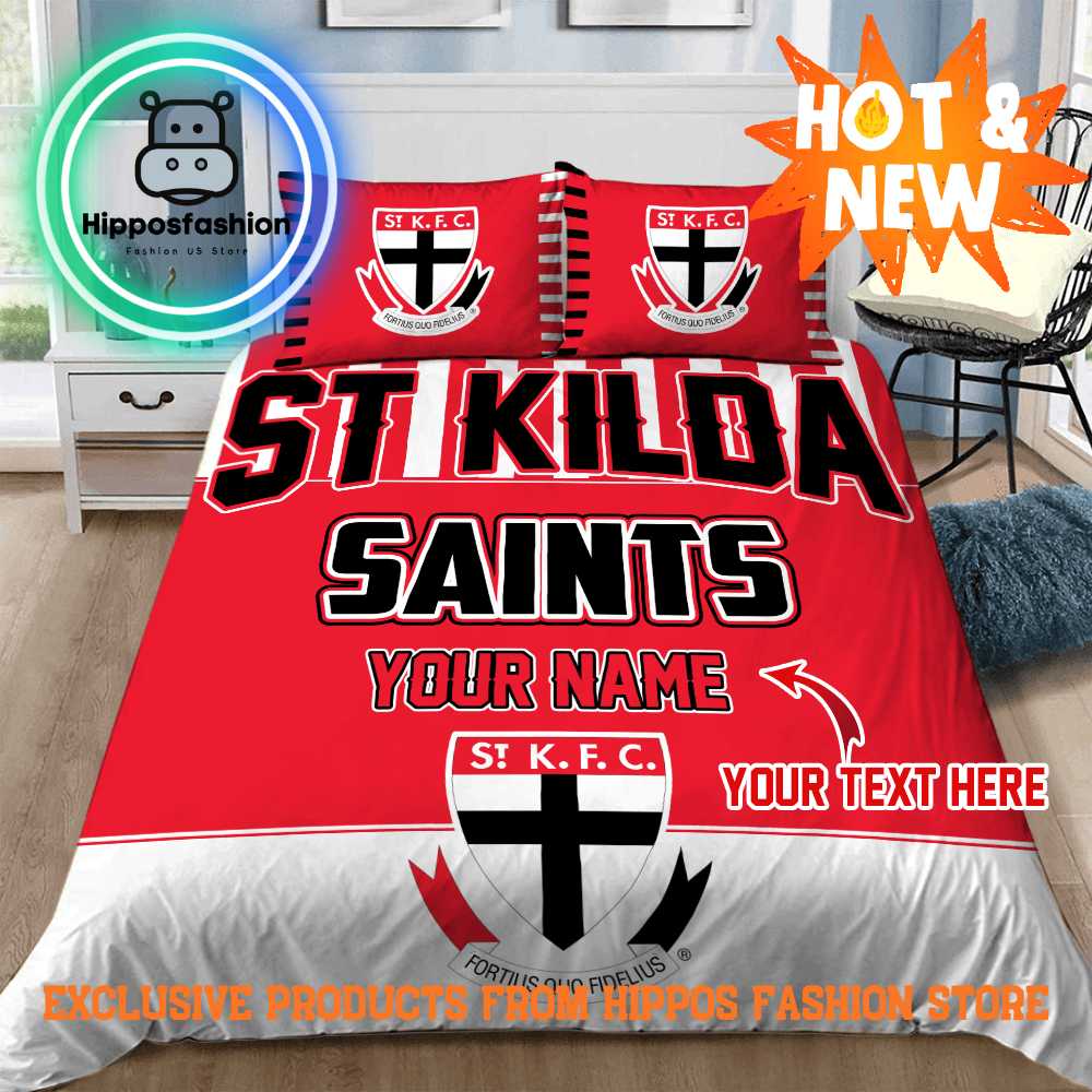St Kilda Saints AFL Personalized Bedding Set