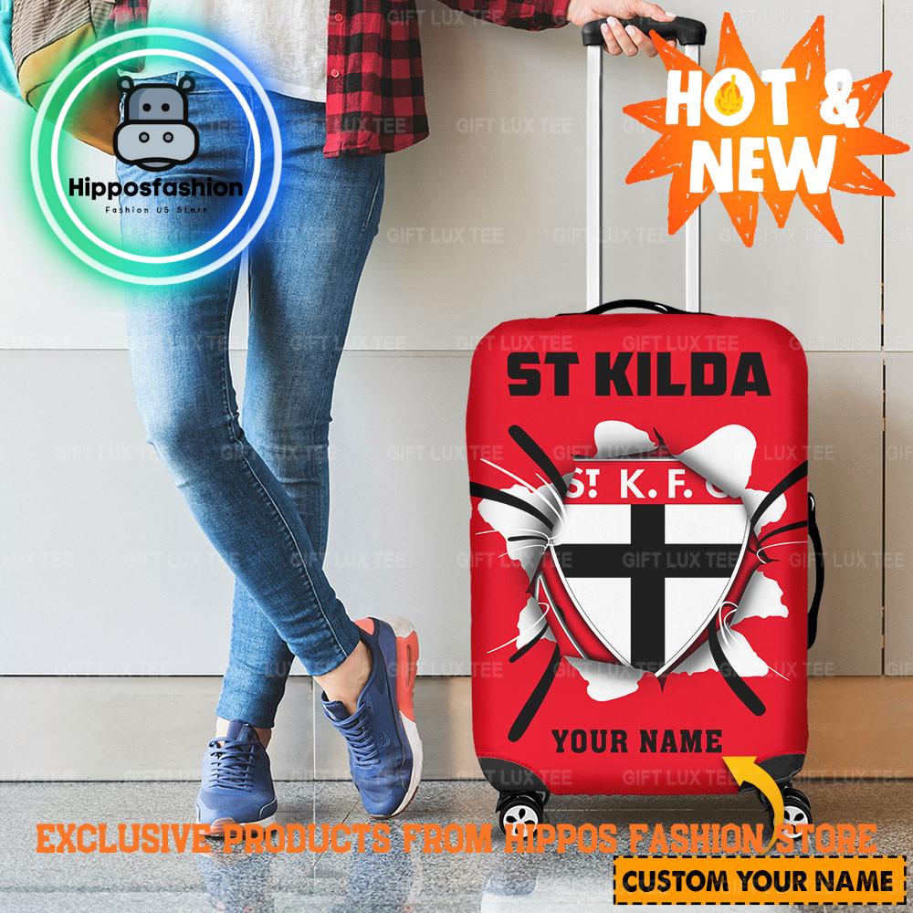 St Kilda Saints Logo Personalized Luggage Cover
