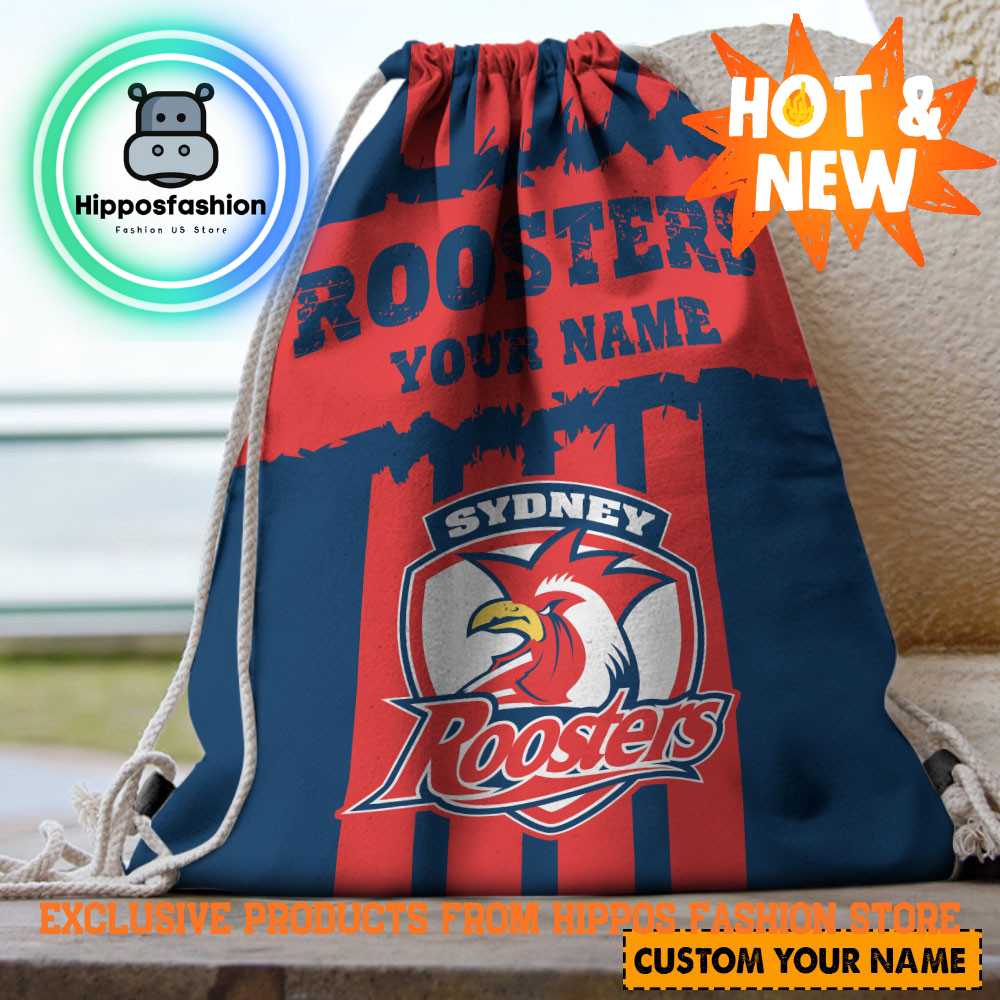 Sydney Roosters NRL Personalized Backpack Bag
