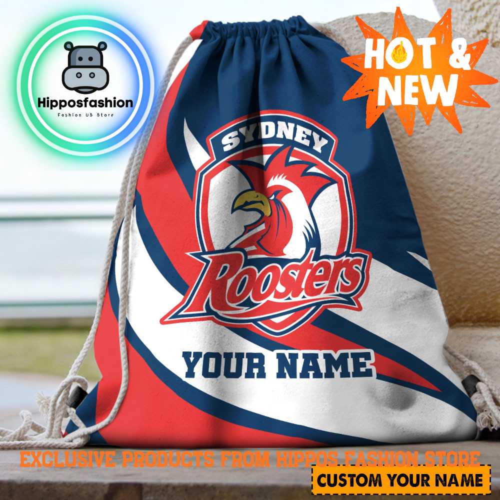 Sydney Roosters Personalized Backpack Bag