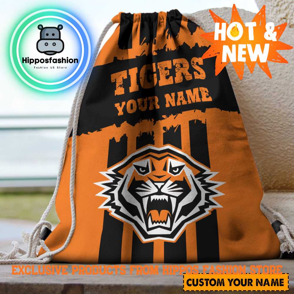 Wests Tigers NRL Personalized Backpack Bag