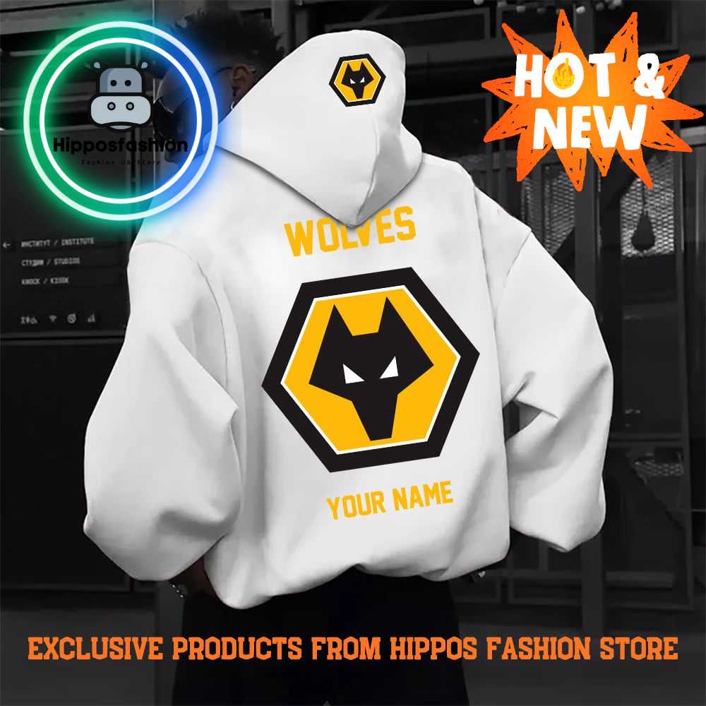 Wolverhampton Wanderers EPL Special Personalized New White Hoodie
