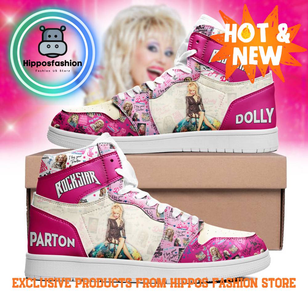 Dolly Parton Rockstar Air Jordan High Top