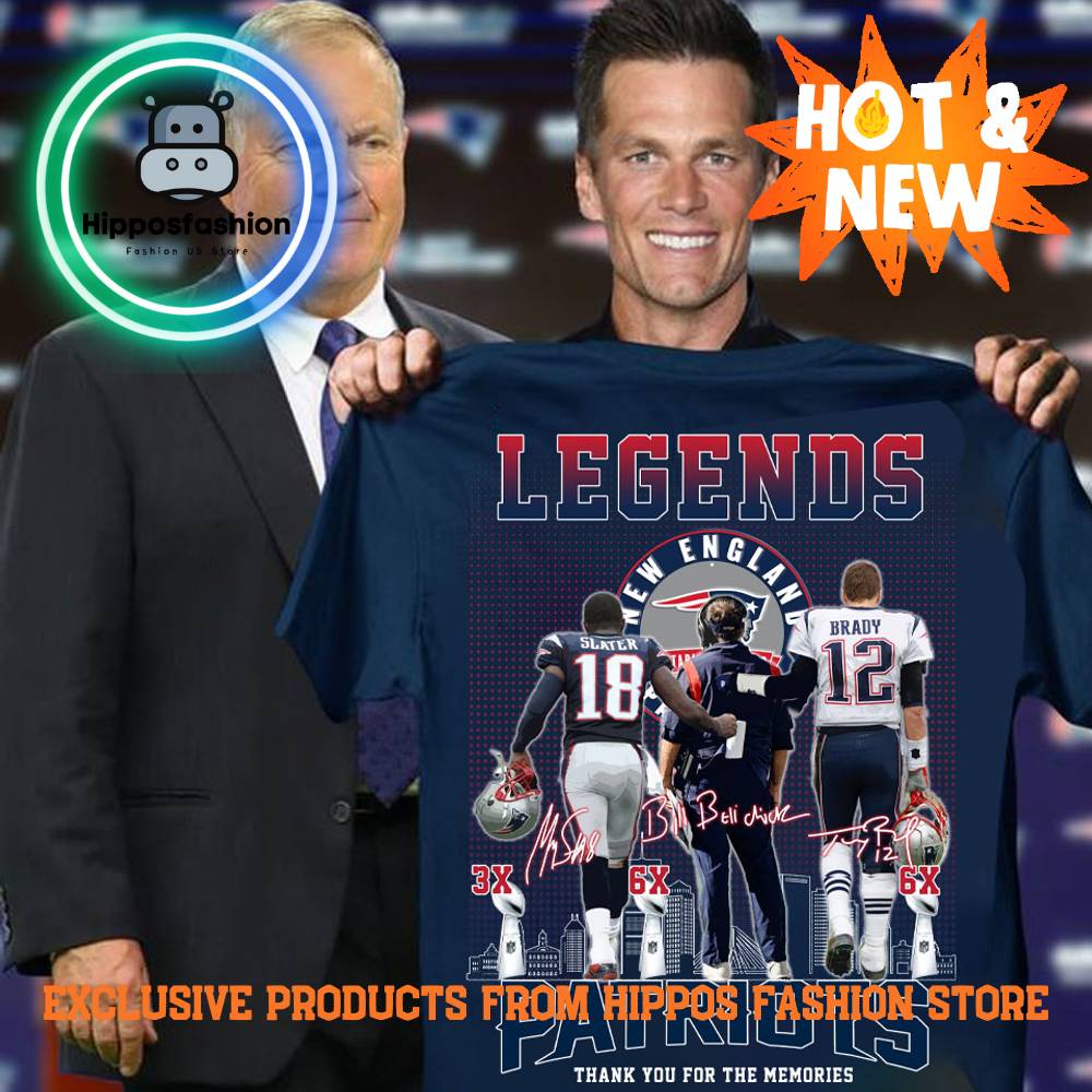 Legends New England Patriots Thank You For The Memories Shirt