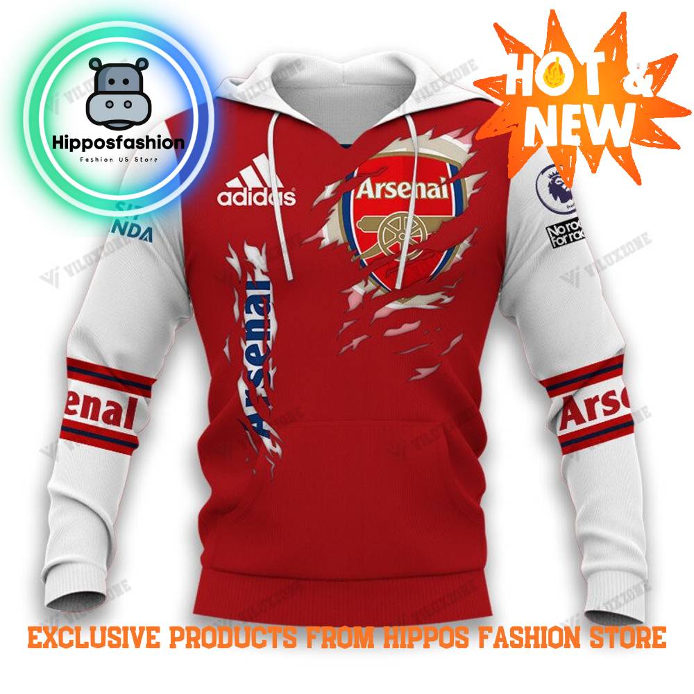 Arsenal Tear Logo Aop Can Personalized Hoodie