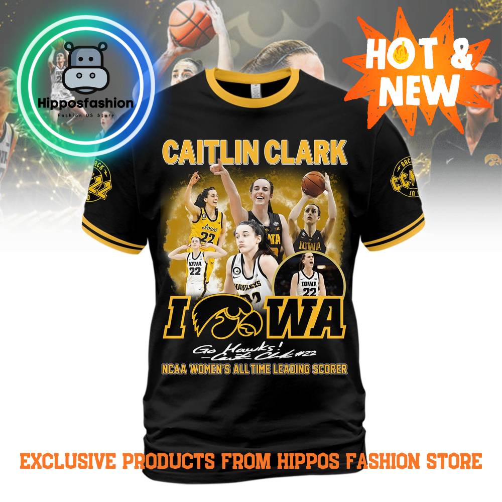 Caitlin Clark Iowa Hawkeyes Signature tshirts